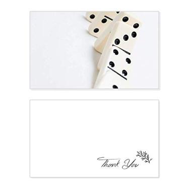 Imagem de Pai Gow Domino Gambling Foto Cartão de agradecimento Papel Aniversário Saudações Casamento Agradecimento
