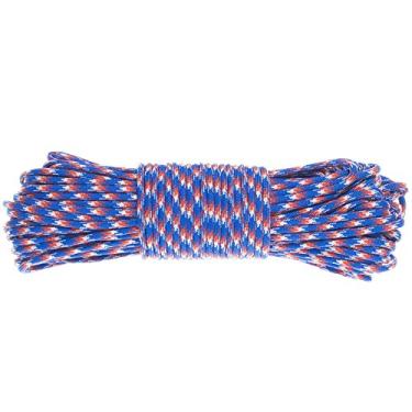 Imagem de Corda de corda de paraquedista G Goldberg 550 Tipo III – corda de paraquedas – cabo 550 – força de tração de 250 kg – 100% nylon – Feito nos EUA, Red/White/Blue Camo, 1000 Feet