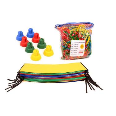 Imagem de Kit Cama Elástica 4,40M Proteção De Molas Rede E 8 Ponteiras