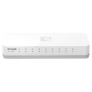 Imagem de Switch 8 portas D-Link DES-1008C - 100Mbps - Reg. Anatel: 0433-16-1931