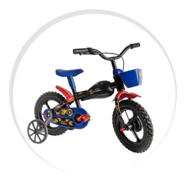 Imagem de Bicicleta Infantil Aro 12 Com Rodinhas Moto Bike Styll Baby