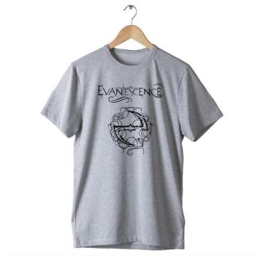 Imagem de Camiseta Básica Evanescence Fallen Rock Banda Amy Lee Tour - Asulb