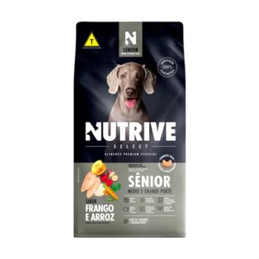 Imagem de Ração Nutrive Select Cães Sênior Porte Médio e Grande Frango e Arroz 15kg