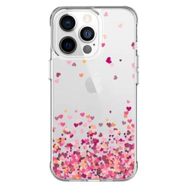 Imagem de Capa Capinha Anti Impacto para Iphone 11, 12, 13, 14, 15 e suas variações Modelo Cute Hearts (Iphone 13)