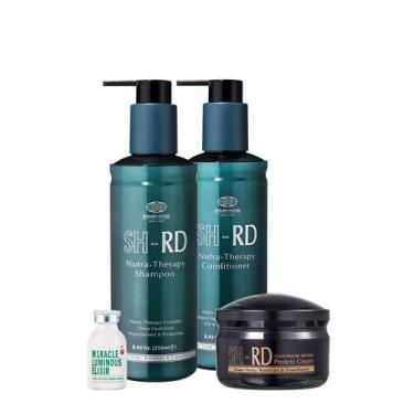 Imagem de Kit Sh-Rd Nutra Therapy Shampoo Condicionador Protein Cream Gold E Lum