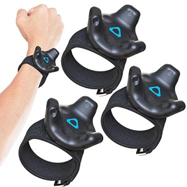 Imagem de Skywin VR Tracker Straps for HTC, Vive Tracker Straps, Adjustable Tracker Straps, VR Full Body Tracking, Tracking in Virtual Reality, 3 Hand Strap (Trackers Not Incl)