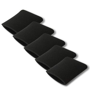 Imagem de SpaceTent Pacote com 5 filtros de espuma VFF21 para a maioria dos aspiradores de pó molhado/seco Vacmaster de 2,5 a 5 galões, Armor All Vacs AA255, AA256, VOM205P 0901 e 4 galões Vac VO408S 0901.