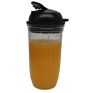 Imagem de Copo de viagem de substituição com canecas de 680 g e tampa para viagem, compatível com Nutribullet Select Blender 1200 (NB07200-1210)/NutriBullet PRO 1000(BD-BX078B-23/Base do motor NB2-10/NB2-S10)