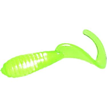 Imagem de Mister Twister LB20-10 Lil' Bit Curly Tail Grub, 1", Chartreuse, Multi, Tamanho único
