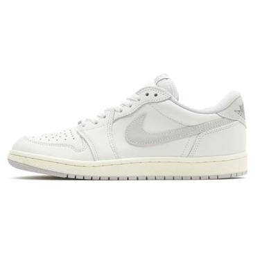 Imagem de Jordan Tênis masculino Air 1 Low 85 Summit Branco/Cinza fumê (FB9933 100), Summit Branco/Cinza fumê claro, 46