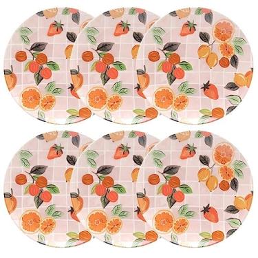 Imagem de Jogo De 6 Pratos Rasos 26 Cm Oxford Unni Piquenique