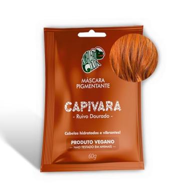 Imagem de Kamaleão Color – Máscara Pigmentante Semi-Permanente - Cores Vibrantes e Hidratação Intensa – Low Poo, Vegano, Cruelty Free – Sachê 60g - Capivara