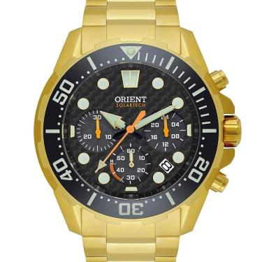 Imagem de Relógio Orient SolarTech Dourado Masculino 45,5mm