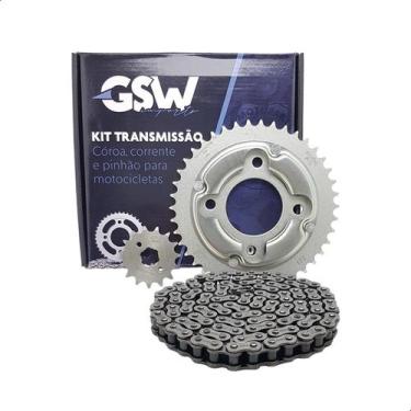 Imagem de Kit Relação Corrente Coroa Pinhão Kansas 150 Todos Os Anos - Gsw