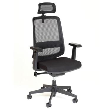 Imagem de Cadeira de Escritório Ergonômica Diretor Encosto Reclinável - Avantti,