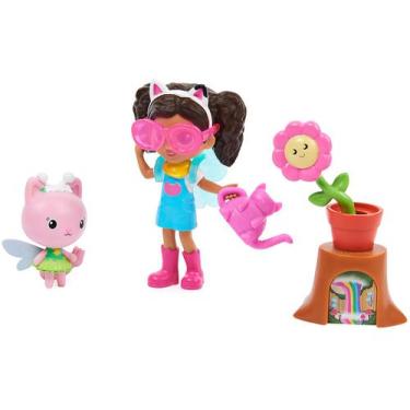Imagem de Playset Gabbys Dollhouse Jardim Florido - Sunny Brinquedos 6 Peças
