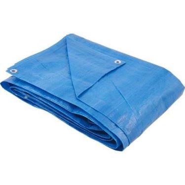 Imagem de Lona Reforçada Azul 3x3 metros 75grs 100 Micras ON51 Onetools
