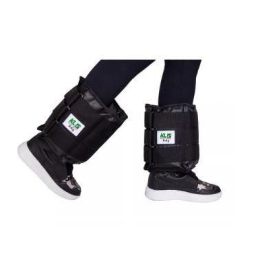 Imagem de Par de Caneleira Academia Profissional Lona Com Ajuste 8 Kg - KL Maste