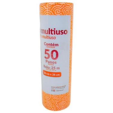 Imagem de Bobina Multiuso 25 M x 50 cm Laranja - Artlimp