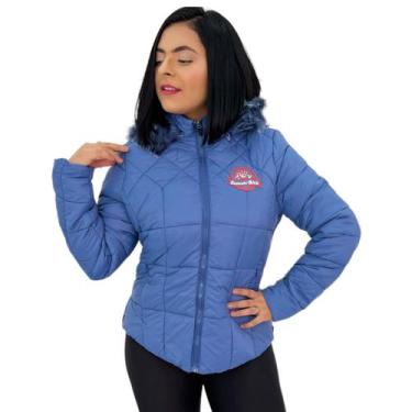 Imagem de Jaqueta Casaco Feminina Peluciada Overcore Aberto Com Touca - Anj Moda