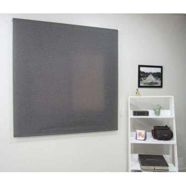 Imagem de Persiana Rolo Translúcida Breeze Cinza 180 (L) x 160 (A) cm Cortina Sc