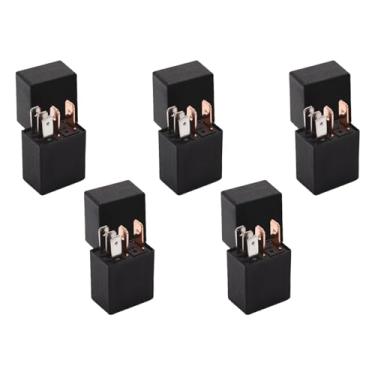 Imagem de Kokiya 10 pçs relé de alarme carro resistente acessórios relé dc spdt substituição fácil instalação 12v peças reparo relé automotivo, 5 pinos
