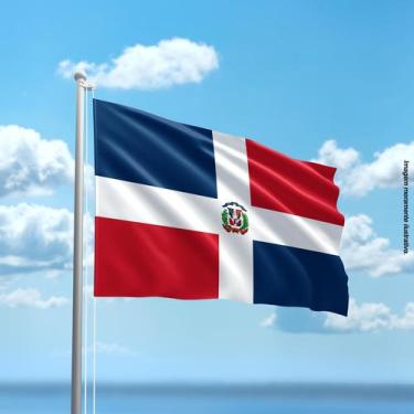 Imagem de Bandeira República Dominicana em Oxford 140x80cm - PRESENTE-BRINDE