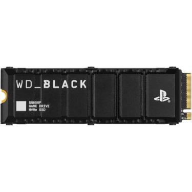 Imagem de WD_BLACK 8TB SN850P NVMe M.2 SSD oficialmente licenciado expansão de armazenamento para consoles PS5, até 7200 MB/s, com dissipador de calor - WDBBYV0080BNC-WRSN