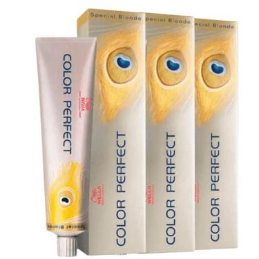 Imagem de Color Perfect Coloração 3x 12/11 Louro Cinza Int. - Wella, UNICA