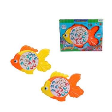 Imagem de Brinquedo Infantil Pesca Pescaria 3 Varinhas Colorido - Western