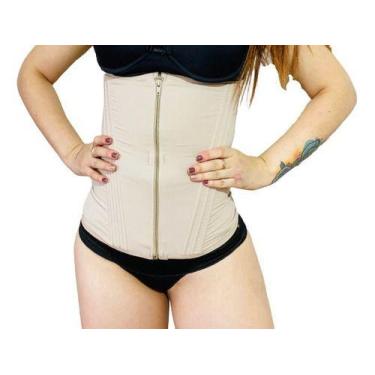 Imagem de Faixa Modeladora Fitness  12 Barbatanas Medida Duplo Fecho Alta Compre