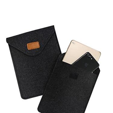 Imagem de Capa para tablet de feltro de 9 a 11 polegadas para Samsung Galaxy Tab S9/S8/S7/S11/S10 FE/ A8 10,5/ A7 10,4/ S6 Lite/iPad 10,2 polegadas 11 polegadas/iPad Pro 11/iPad Air 10,9 polegadas 11 polegadas