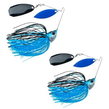 Imagem de Freedom Tackle Speed Freak Compact Smallmouth Spinnerbait com lâmina Kilter | 7 g, Twilight, pacote com 2 (PN: 52110-2PK)