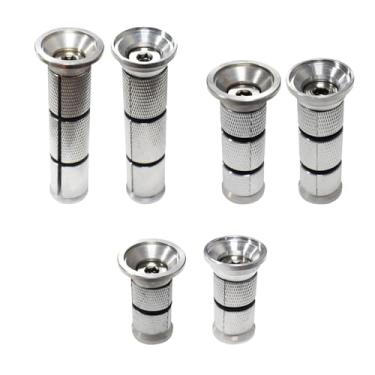 Imagem de Albedel 6 tamanhos de fone de ouvido de garfo dianteiro de bicicleta, parafuso de expansão, plugue de compressão, inserções de suspensão, núcleo de 28,6/31,8 mm, expansor de 24 a 30 mm, reutilizável,