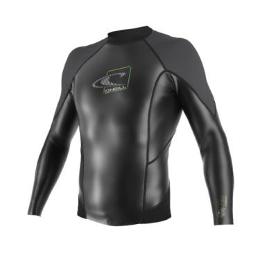 Imagem de O'Neill Wetsuits Hyperfreak RG8 Glide Manga Comprida Crew (Preto/Fumê, GG)