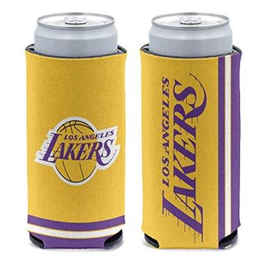 Imagem de WinCraft NBA Los Angeles Lakers Slim Can Cooler, cores do time, tamanho único