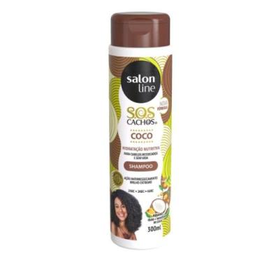 Imagem de Shampoo Salon Line Sos Cachos Coco Hidratação Nutritiva 300ml