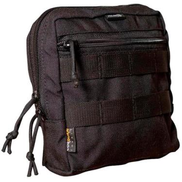 Imagem de Bolso Tático Administrativo Modular cor Preto Cordura 1000 Marca Felin