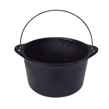 Imagem de Panela Ferro Fundido Caldeirão Antigo Sem Tampa n 20 3L - Rig Fundidos