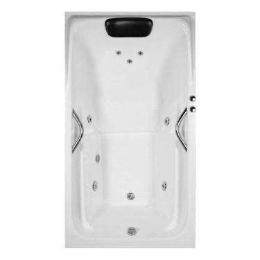 Imagem de Banheira Retangular Toronto COMPLETA com hidro - Só Banheiras, 1,50X0,