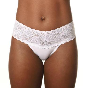 Imagem de Calcinha Com Renda Demillus 53188 Microfibra, Carmim, G