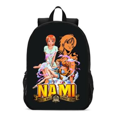 Imagem de Mochila Escolar Infanto Juvenil Anime Mangá One Piece Nami Novidade Ge