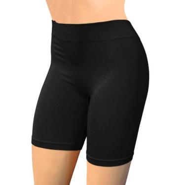 Imagem de Short Lingerie Anagua Longa Segunda Pele Confortável Sexy Sem Costura 