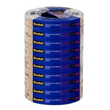 Imagem de Kit 10 Fita para Empacotamento SCOTCH 3777 18MM X 50M - 3M