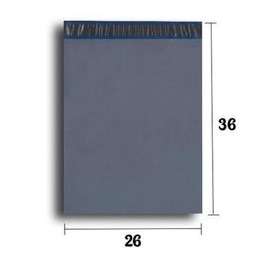 Imagem de Envelope plástico lacre segurança correios sedex 26x36cm Cinza - Rafca