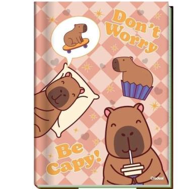 Imagem de Caderno Escolar Capa Dura 1/4 Brochura 80 Folhas Capivara Credeal