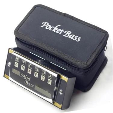 Imagem de Para Iniciantes harmônica Mini Gaita De Baixo Prata Armônica Profissional Boca Ogan Instrumentos Musicais Harpas Bolso Baixo Gaita