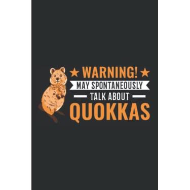 Imagem de Quokka Notebook: Warning May Spontaneously Talk About Quokkas / 6x9 Inches / 120 graph sites Sites