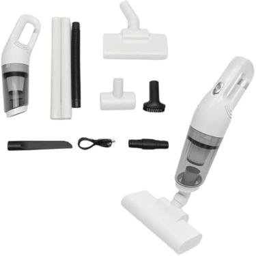 Imagem de Aspirador pó vertical sem fio portátil de mão 2 em 1 sem fio Suporte Automático Portátil tira pelo de Animais Lavável 120W Recarregável USB Sem Fio Sujeira Sofá Carro Casa Limpeza