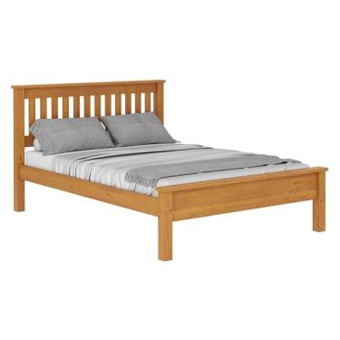 Imagem de Cama De Casal Madeira Maciça Para Colchão 188 X 138cm Multimóveis Cr35240 Mel Mel